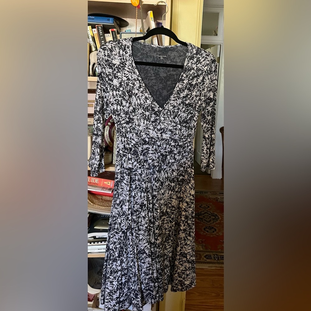 Garnet Hill Surplice Dress